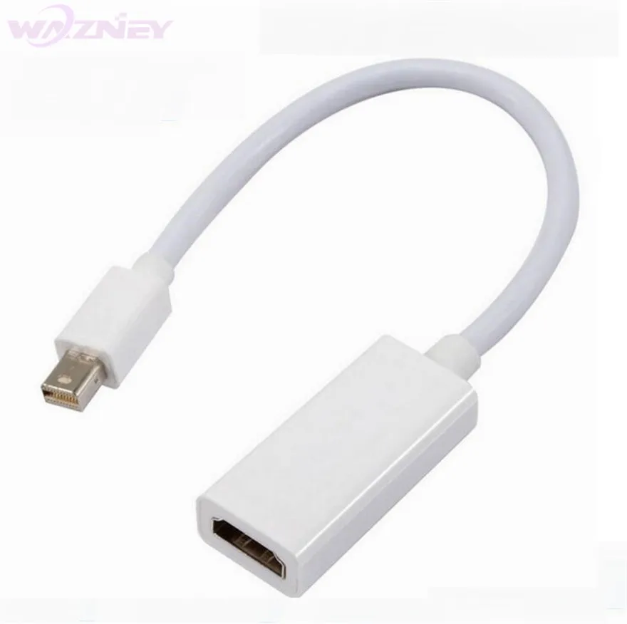 50 шт. мини порт дисплея DP штекер HDMI гнездо конвертер адаптер кабель для AIR PRO MAC Macbook