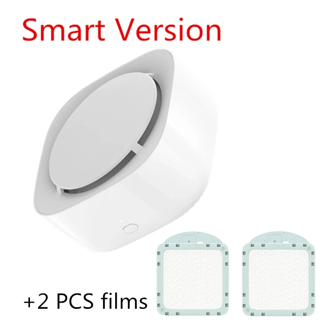 device add 2pcs film Xiaomi Mijia подвижный Портативный комаров убийца сроки без Нагрева Вентилятор Drive со светодио дный подсветкой применение 90 ДН - Цвет: device add 2pcs film