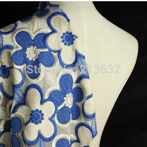 PQYY96 african guipure lace water soluble chemical fabric hollow out fabrics high quality tecido | Дом и сад