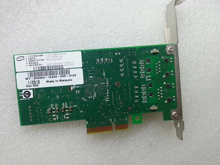 Оригинальный disassem для двухпортового Гигабитного сетевого сервера Intel 9402PT 82571EB с