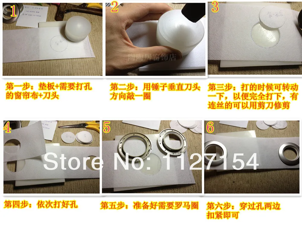 Римское кольцо круг ручной Пробивной занавес DIY инструменты сделать римское кольцо бытовая Ручка пробивные машины для люверсов в тканевой ленте