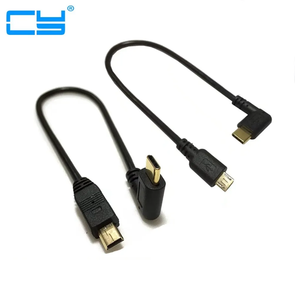 

Micro USB 2,0 Mini USB в type-c, копировальная линия для общественных данных, кабель для зарядки OTG, контактная линия, соединитель для телефона, 25 см