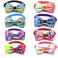 new 100pcs pet dog accessories pet dog cat bowties tmermaid party style products puppy cat ties pet cat grooming supplies