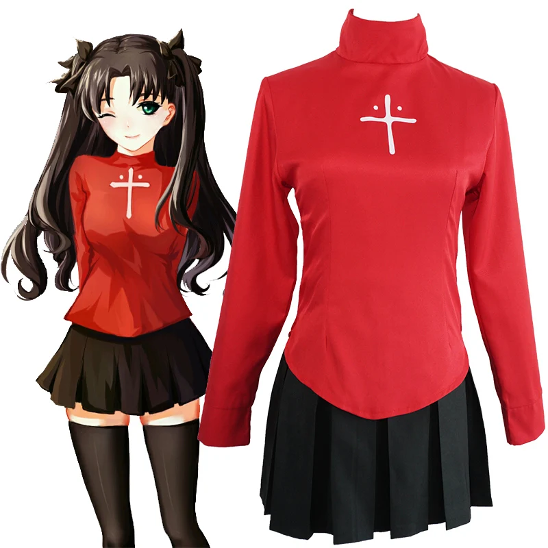 Костюм магистра Магика Тосака Рина для косплея Fate/Stay Night Zero повседневная униформа