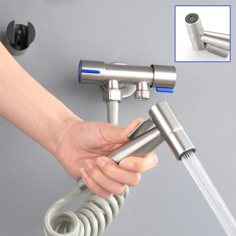 Ручной распылитель для биде из нержавеющей стали комплект туалета краскопульт