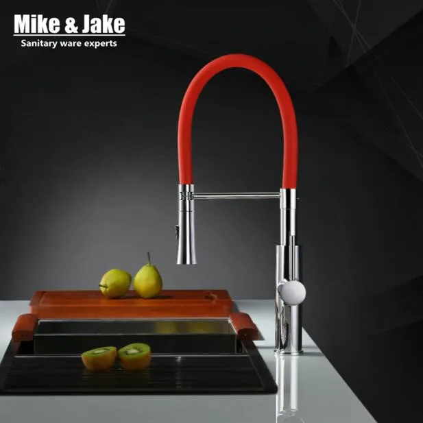 New colorful kitchen FAUCET torneira cozinha white faucet water tap pull down power MIXER TAP | Обустройство дома