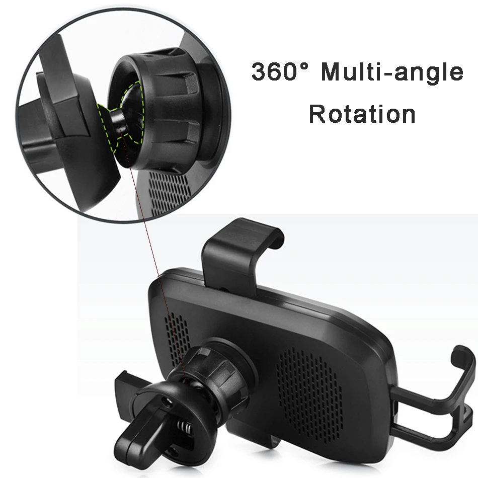 Автомобильный держатель беспроводного зарядного устройства для iphone XS X XR 8 Plus Samsung