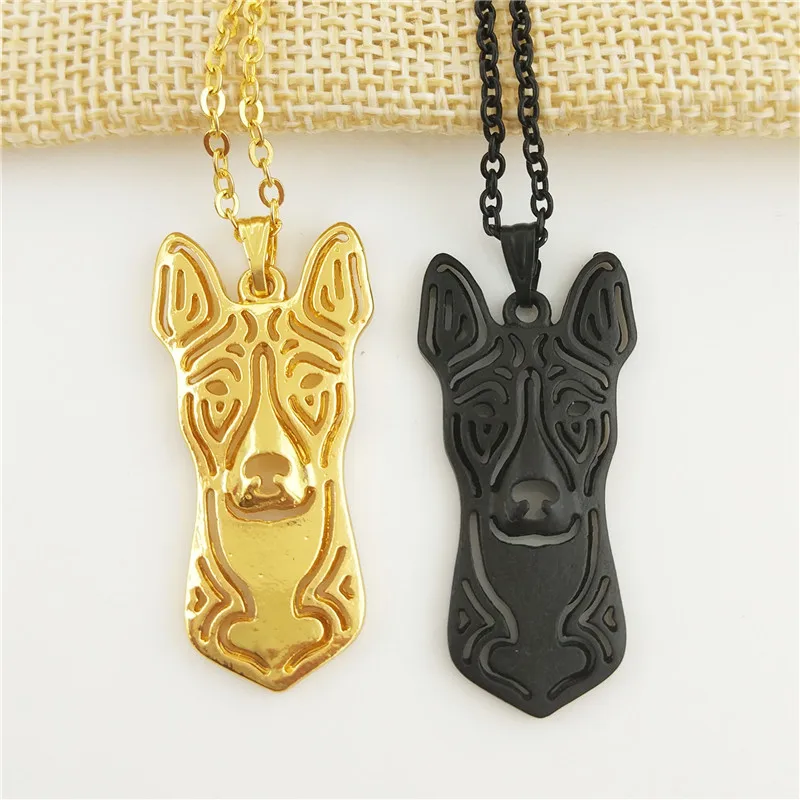 Модное ожерелье с мультяшной собакой Boho Chi Basenji Terrier колье подвеской женские
