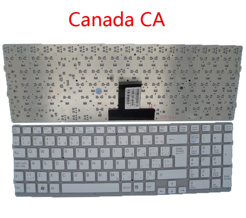 Ноутбук US AR CA TR GR GK клавиатура для SONY VAIO VPCEB VPC EB Германия Греция английская Аравия
