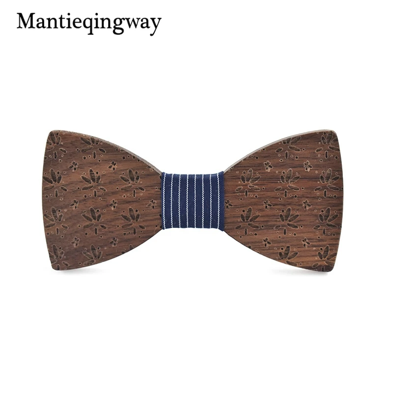 Mantieqingway Повседневный детский деревянный лук Галстуки для маленьких мальчиков