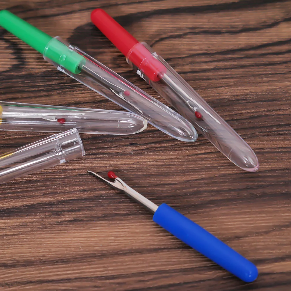 4 шт./лот стальная пластиковая ручка резак для резьбы шва риппер инструмент