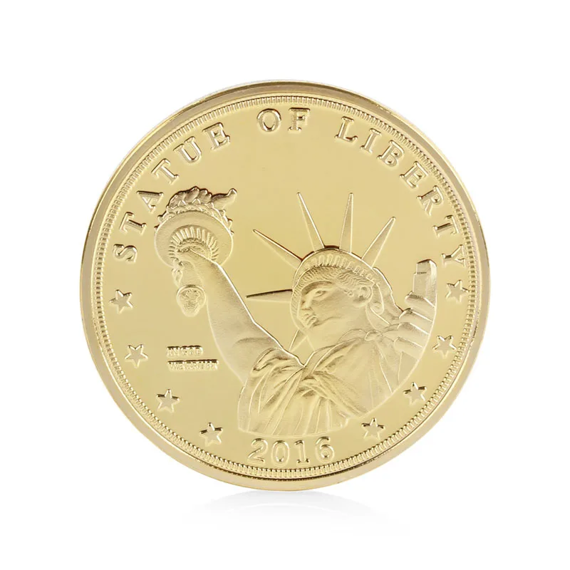 Новинка 2016 бывший в президенте США Женская монета сувенирная коллекция