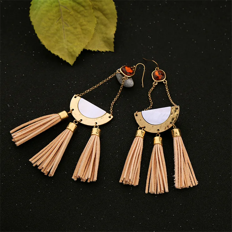 ENZE Бесплатная доставка модные женские новые ювелирные изделия длинная секция