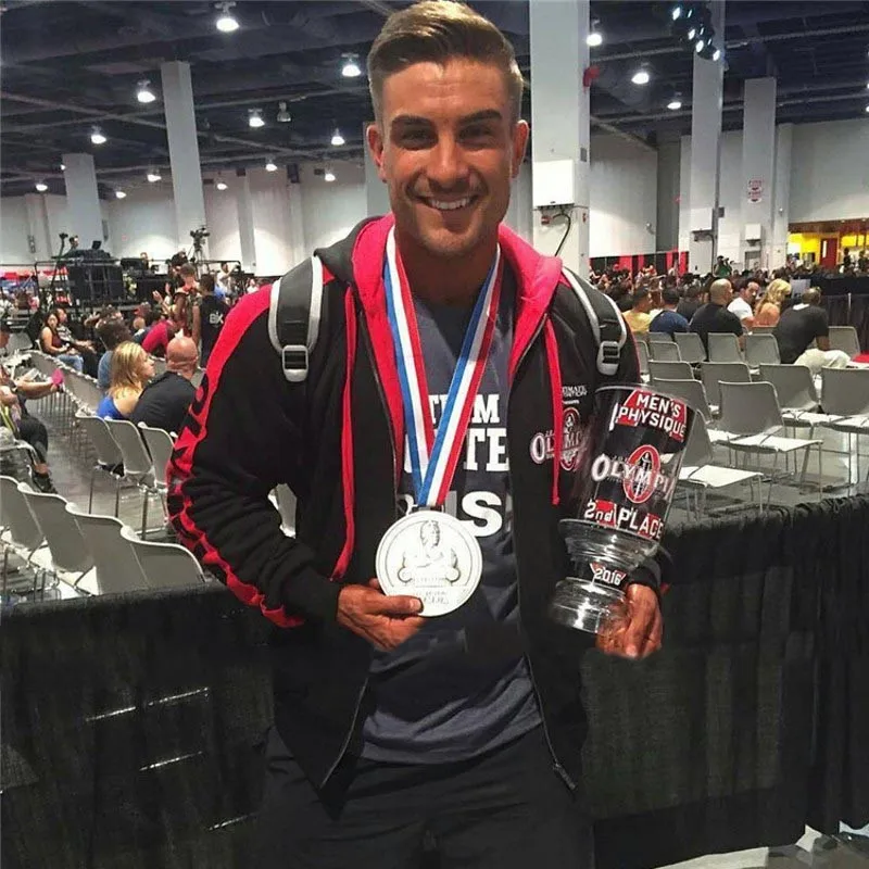 2018 Брендовые спортивные костюмы мужские теплые спортивный костюм с капюшоном