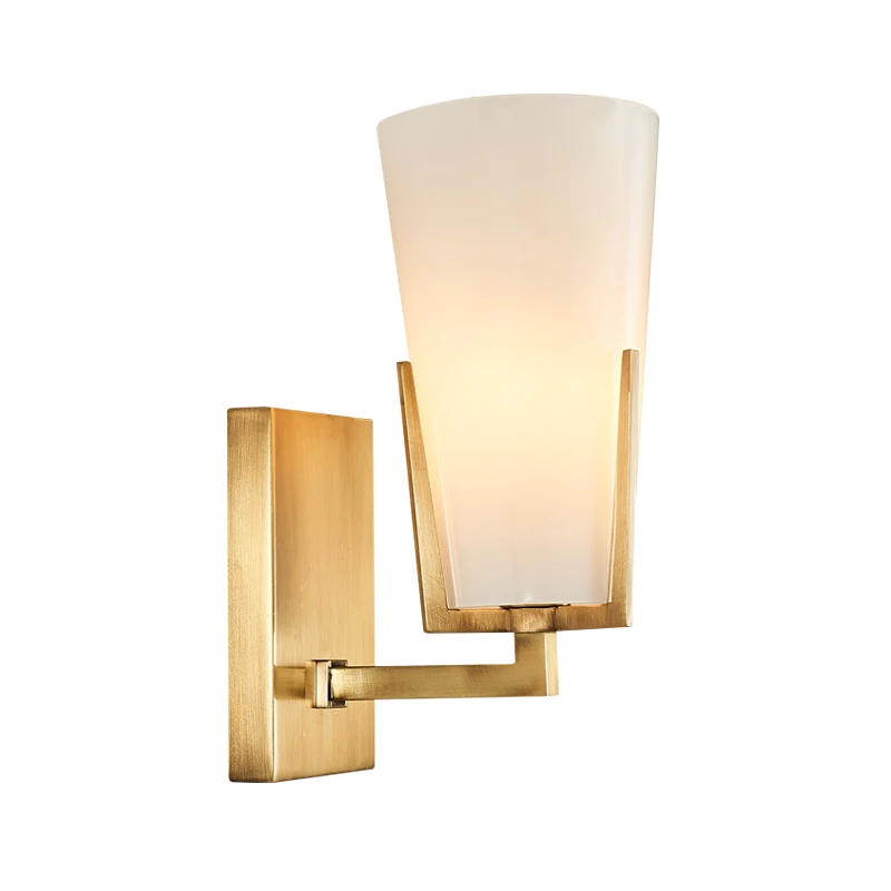 2019 New Arrival American Real Brass Wall Lamp Modern Light Home Lighting Restaurant Aisle Corridor Pub Cafe Shop Foyer | Лампы и