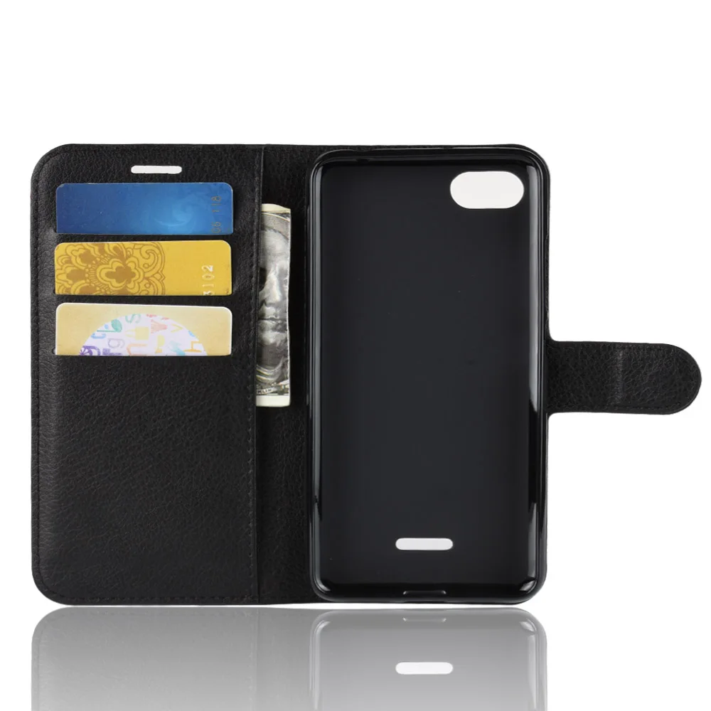 For Xiaomi Redmi 6A Wallet Case Flip Leather Phone Cover Xiami Capas Luxury Xiomi Coque Global Version | Мобильные телефоны и