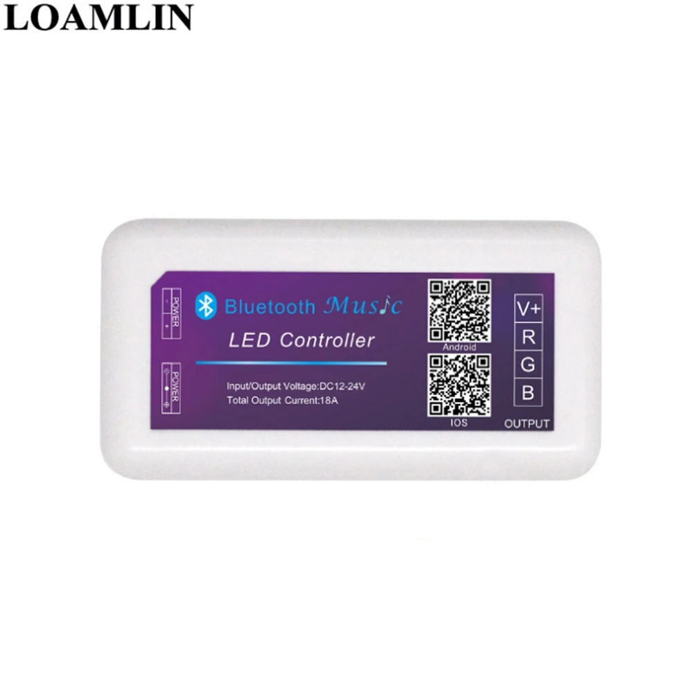 5050SMD 30 светодиодов/м RGB Светодиодная лента гибкий свет Bluetooth Музыка Led контроллер