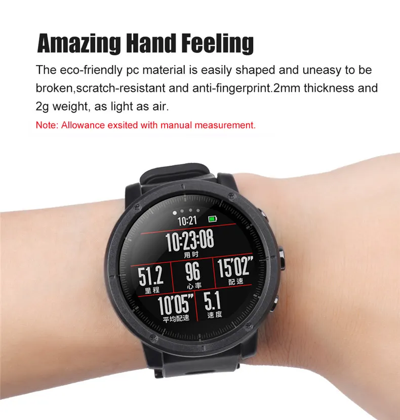 Для Amazfit Stratos 2 Чехлы жесткий Armmor SIKAI Сменный Чехол для Huami