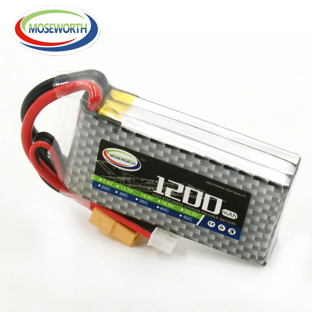 2 шт./упак. 3S 11 1 V 1200 мА/ч 40C RC самолет LiPo Батарея для вертолет Квадрокоптер Дрон