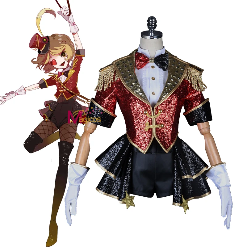 

Anime Game Identity V Dancer Gold Leather Beastmaster Cosplay Costume Margaretha Geertruida Zelle Lovely Uniform Suit Costumes