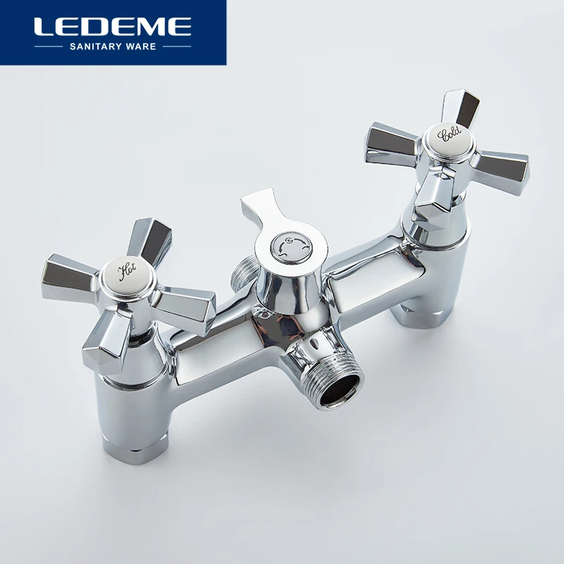 LEDEME Смеситель для ванны с длинным изливом 300мм. латунь Цвет: хром L2590