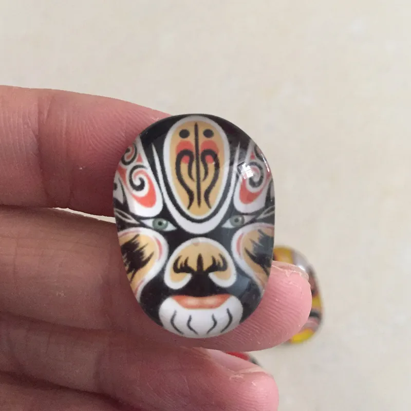 

Face shape Crystal glass patch Chinese style Beijing Opera characters Suitable for garment accessories and Jewelry accessories