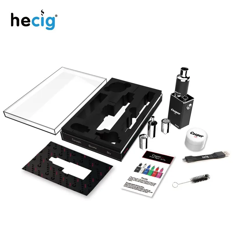 Hecig воск и сухой травы испаритель Casper Trio коробка мод вейп-комплект электронной