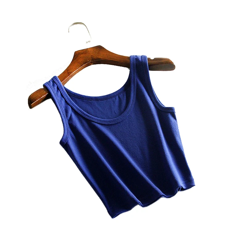 Лидер продаж 2021 Новый женский сексуальный хлопковый укороченный топ бюстье