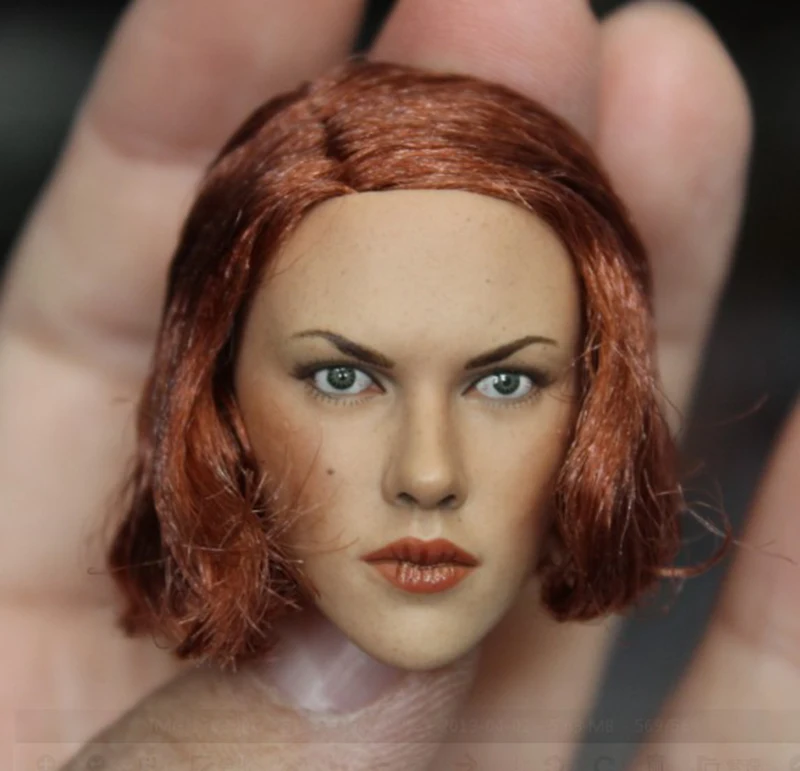 1/6 голова черной вдовы 2 0 Скарлетт Йоханссон | Игрушки и хобби