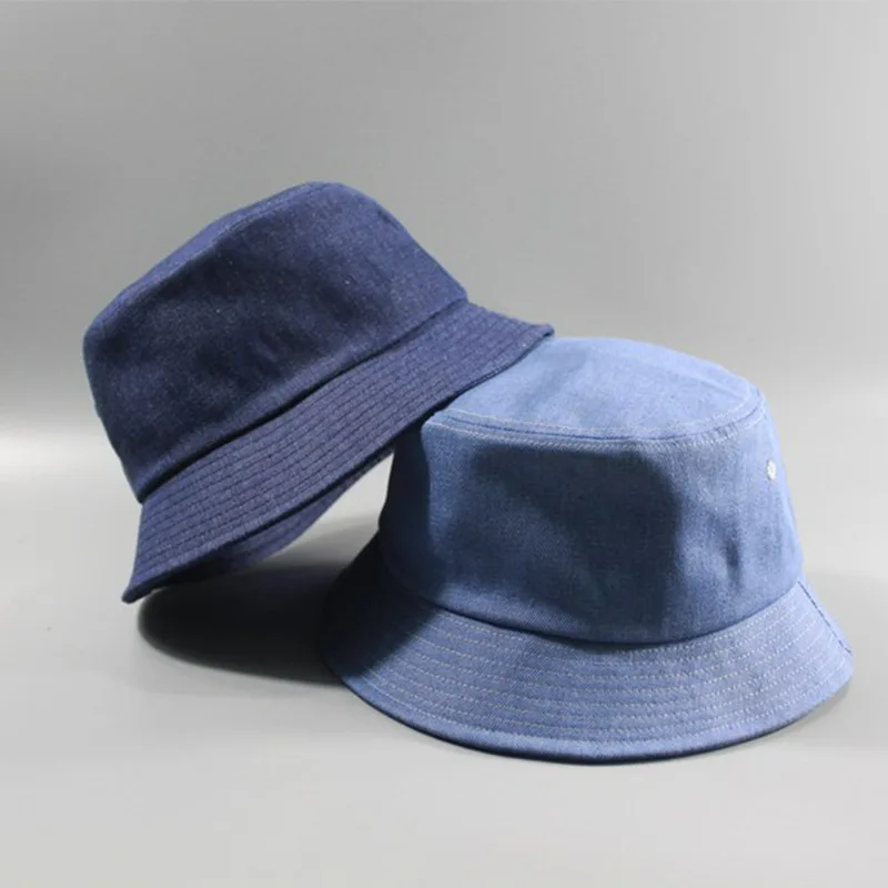 

Big Head Man Large Size Bucket Hat Men and Women Four Season Solid Color Denim Plus Size Fisherman Hats 57-60cm 62-65cm