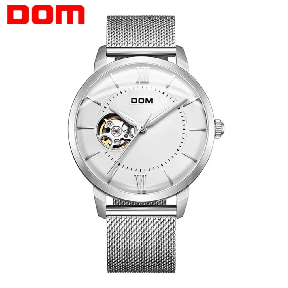 DOM топ мужские часы Топ бренд класса люкс автоматические механические полностью