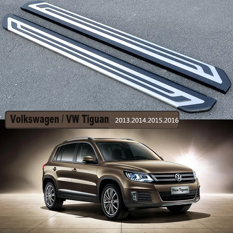 Для Volkswagen VW Tiguan 2013.2014.2015.2016 автомобильные беговые доски Авто Боковая ступенчатая