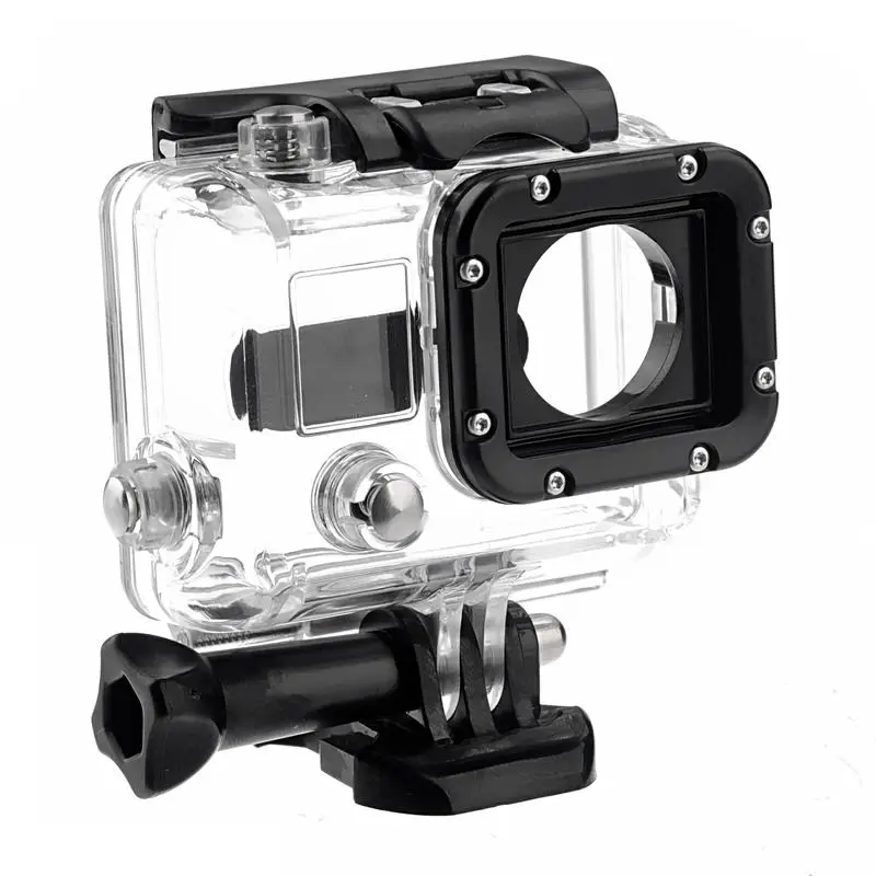Gopro Аксессуары для использования под водой 45 м Водонепроницаемый Корпус Дайвинг спортивные защитные Рамный корпус для Gopro Hero 3/4