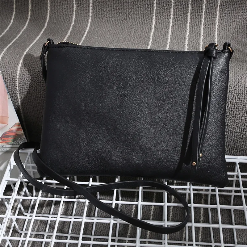 Женская сумка-мессенджер из мягкой кожи на молнии разных цветов #40 | Багаж и сумки