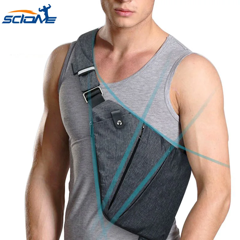 Сумка через плечо Scione для мужчин Небольшая повседневная многофункциональная