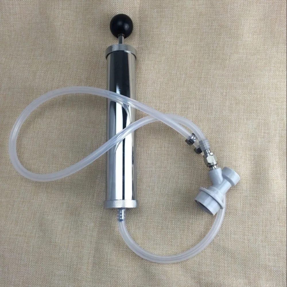Hand Pump for Corny Keg ball lock co2 charger brewing kegging air pump 80cm line | Дом и сад