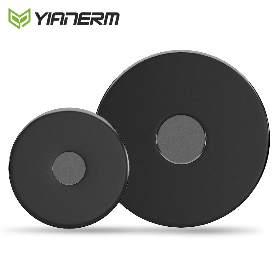 

Yianerm 10 Pcs Pack Suction Cup Holder Black Hard Base Accessory With 3M Adhesive Fixed Mount For Sucker Phone/Tablet Stand