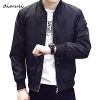 dimusi mens bomber jacket spring autumn windbreaker coats mens casual solid thin jacket male brand outerwear clothing 4xlta117