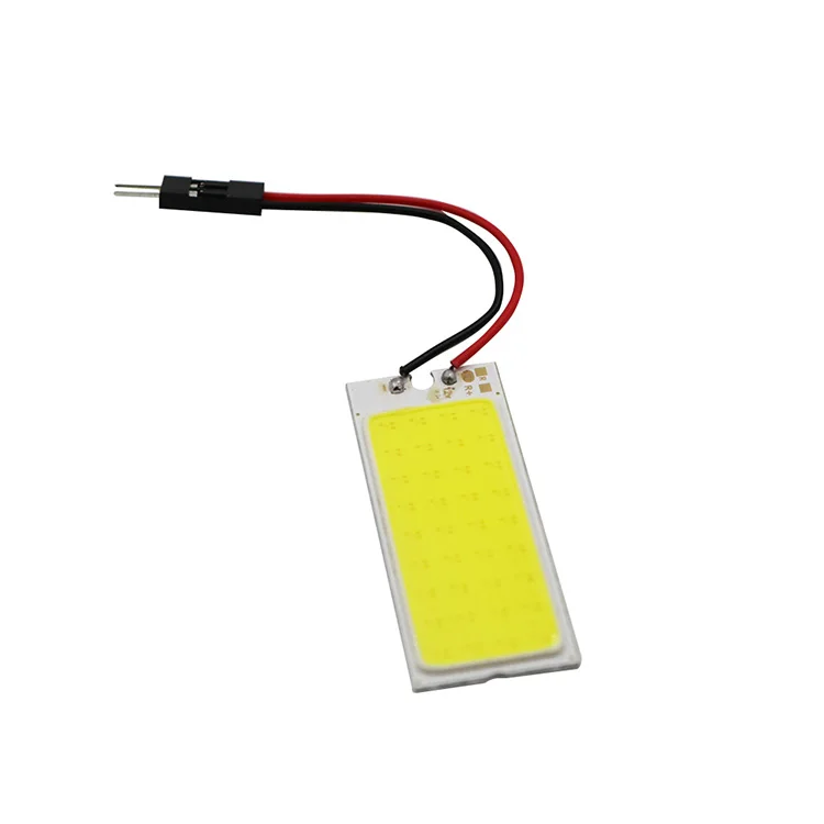 YSY, 50 шт в наборе, белый 36smd COB Автомобильный интерьер свет T10 Festoon Dome адаптеры 12 v панельные лампы