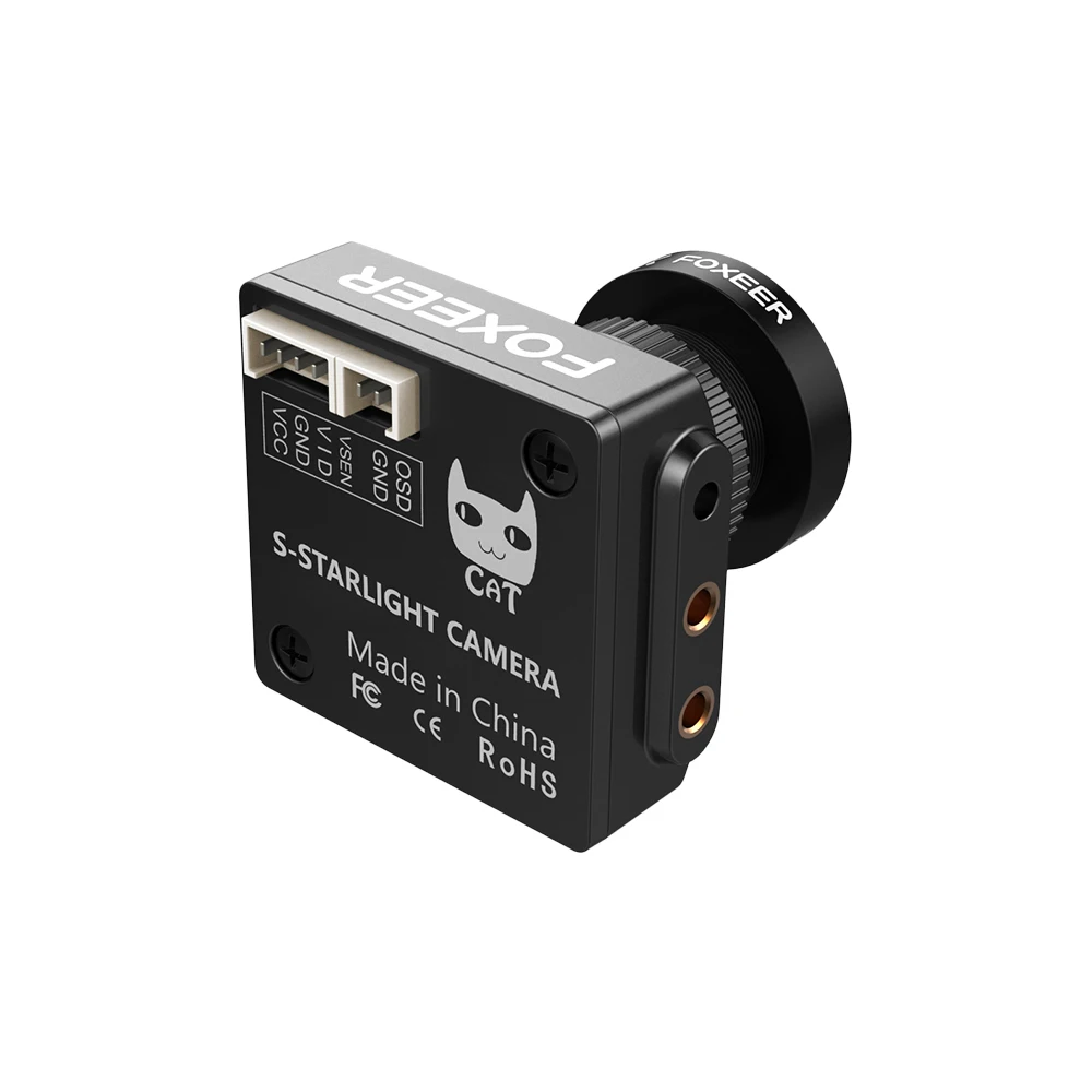 Новый Foxeer кошка ночной полет FPV камера Супер звездный свет 0.0001lux низкая задержка