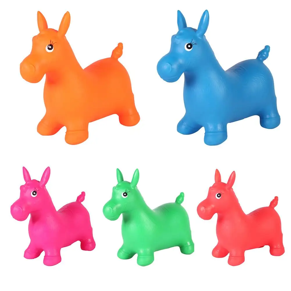 

Ordinary Baby Inflatable Jumping Horse Bodyguard Toy No Paint No Music Super Rubber Horse Environmental Protection Safety
