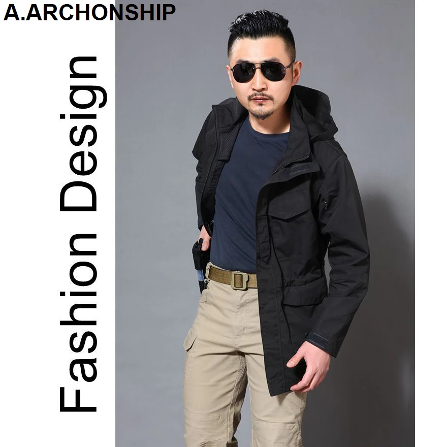 Мужская осенняя куртка пилот M65 в английском и американском стиле армейская