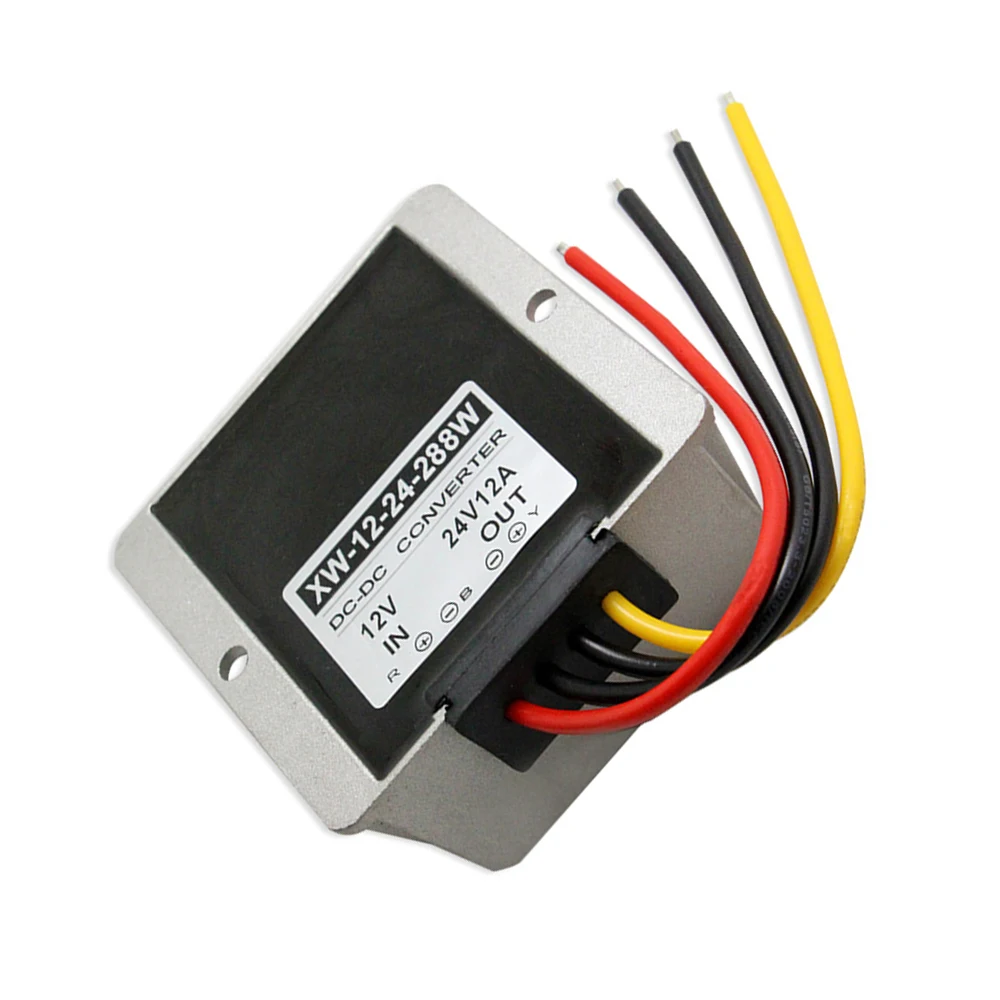 XINWEI 12V to 24V 12A 288W Step Up Power Converter DC Boost Module Waterproof for Car Alarm LED HUD and More | Обустройство дома