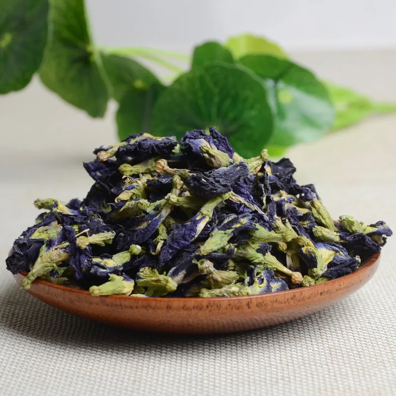 Чайный набор, кухонный чай,, 100 г, 500 г, 1500 г, чай Clitoria Terna, сухой цветок, тайская бабочка, Горох, чай, витамин А, чашка, комбинация