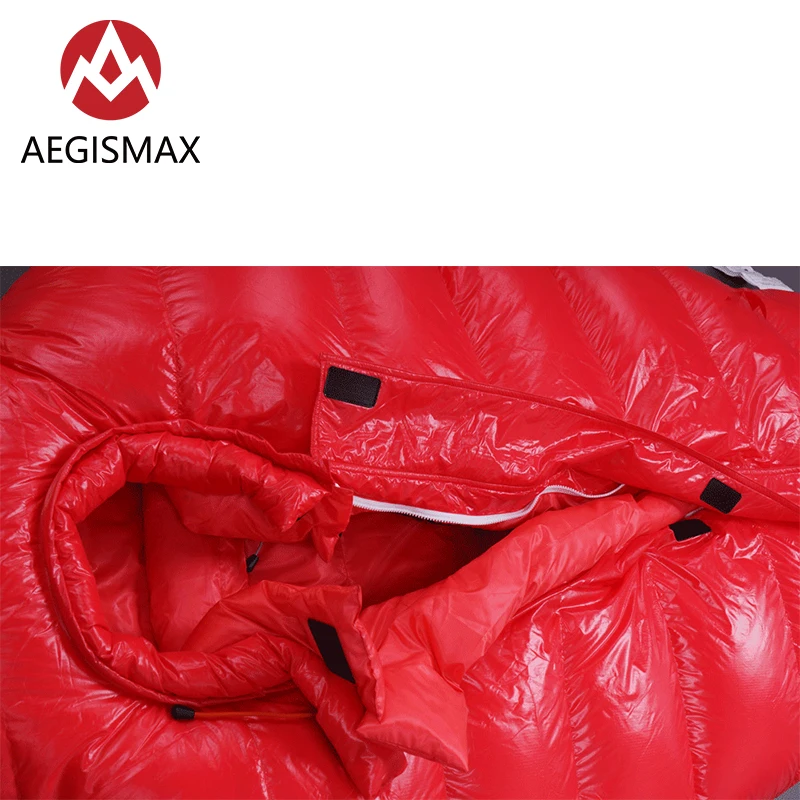 AEGISMAX AEGIS-B800/B1000 серия спальный мешок с утиным пухом для кемпинга на открытом воздухе 3D полное окружение Munny утепленный спальный мешок