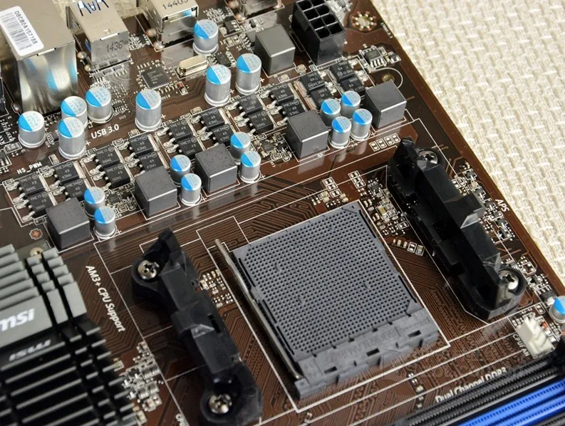 Оригинальная материнская плата для MSI 970A-G43 DDR3 Socket AM3/AM3+ платы USB2.0 USB3.0 32GB 970 настольная материнская плата