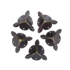 Деревянный защитный чехол для ювелирных изделий, с бронзовыми углами, декоративные металлические коробки градусов, 12 шт.