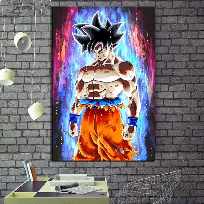 Goku 5D DIY Алмазная картина полный квадратный/круглый Алмаз Вышивка Жемчуг дракона картины из стразов Мозаика Декор комнаты FG974