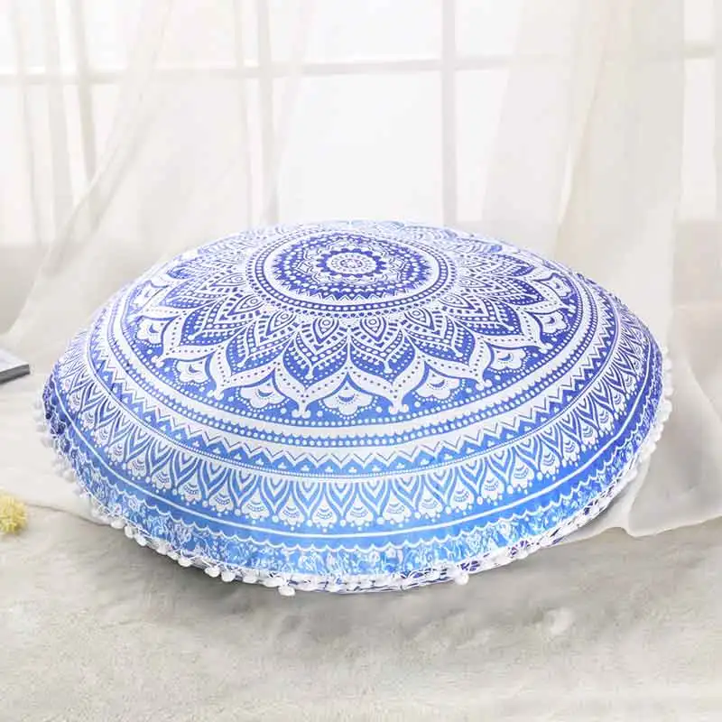 Наволочка для дивана гостиной автомобиля с принтом мандалы индийская круглая