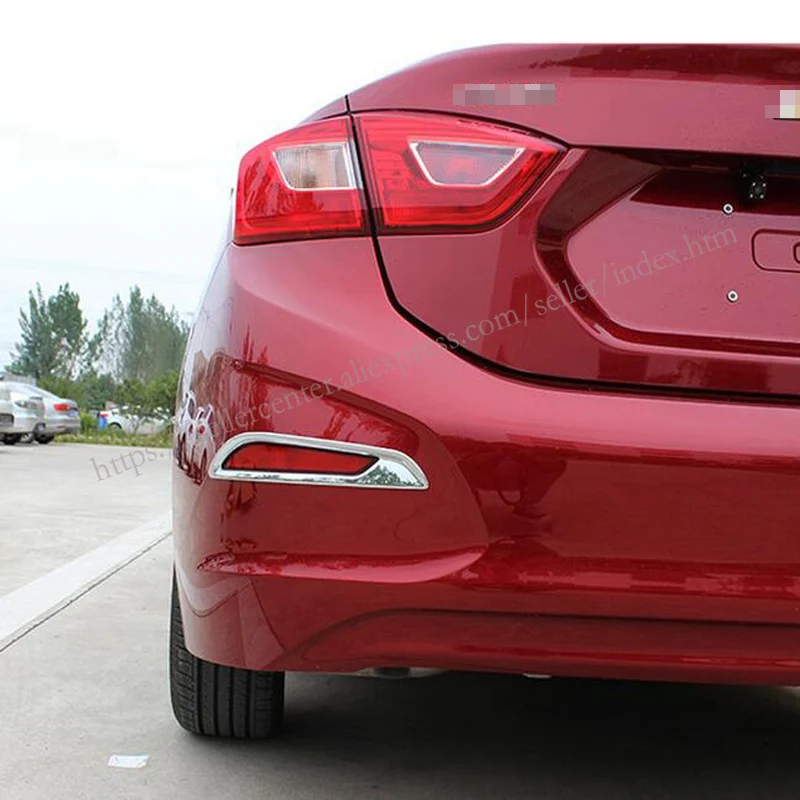 Для Шеви Chevrolet Cruze 2017 2018 ABS Хромированная задняя противотуманная фара крышка